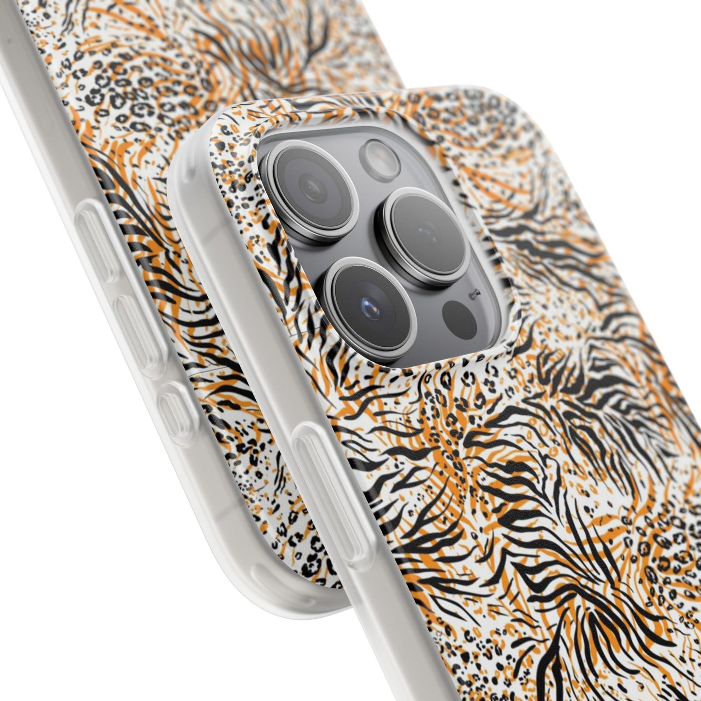 Wild Animal Print Flexi Case for iPhone - Fierce & Trendy Design