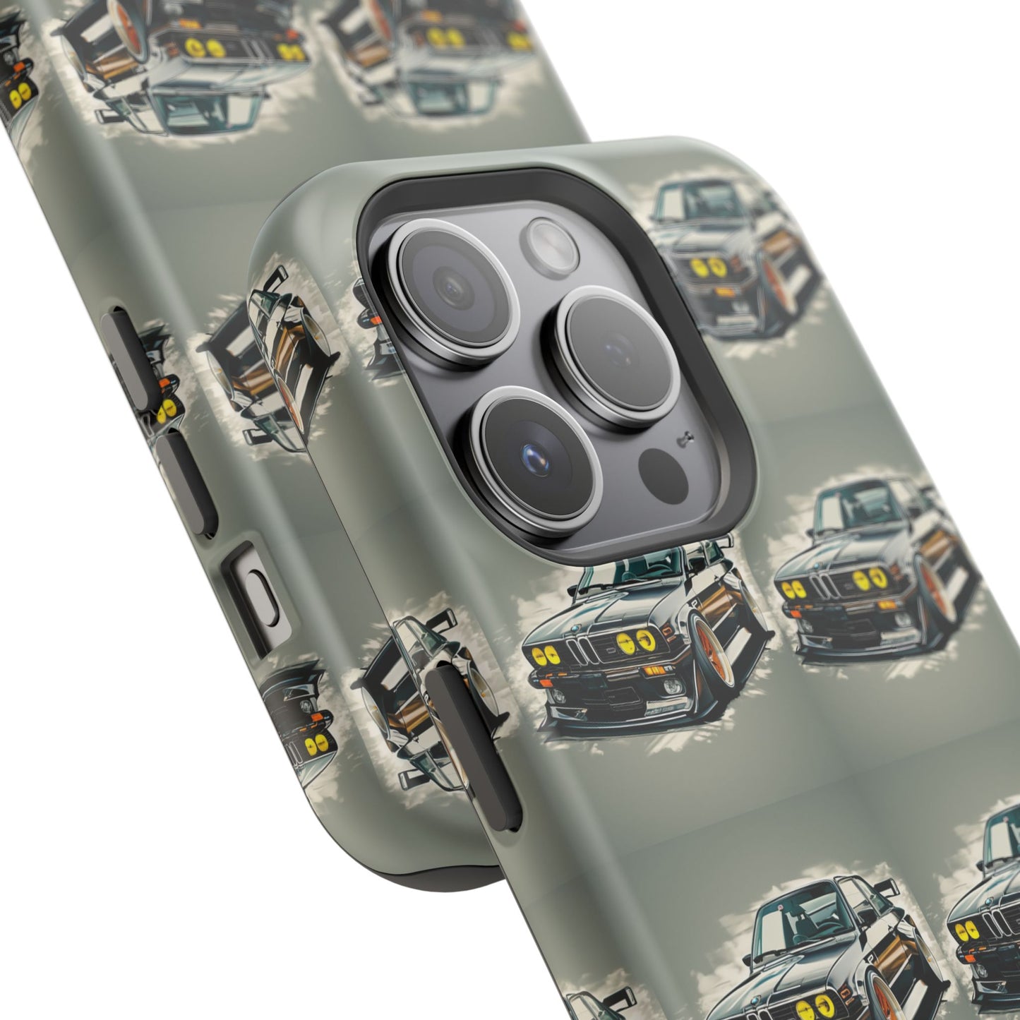 Stylish Car-Themed Magnetic Tough Cases - Perfect for Auto Enthusiasts