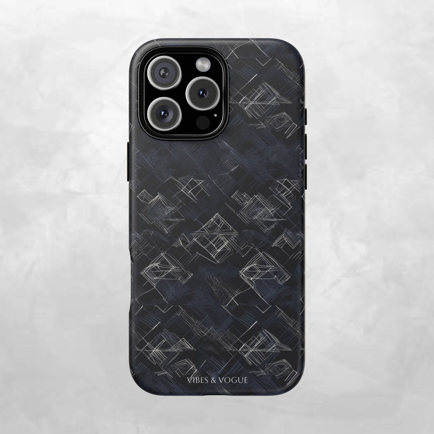 Tough Cases: Modern Geometric Phone Case - Durable, Stylish Protection