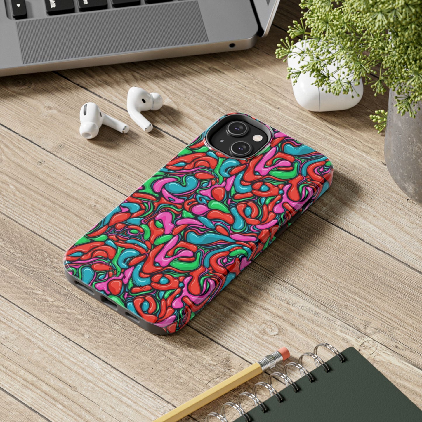 Vibrant Tough Phone Cases - Colorful Abstract Designs for Teens & Adults, Perfect Gift for Birthdays, Holidays, & Everyday Use