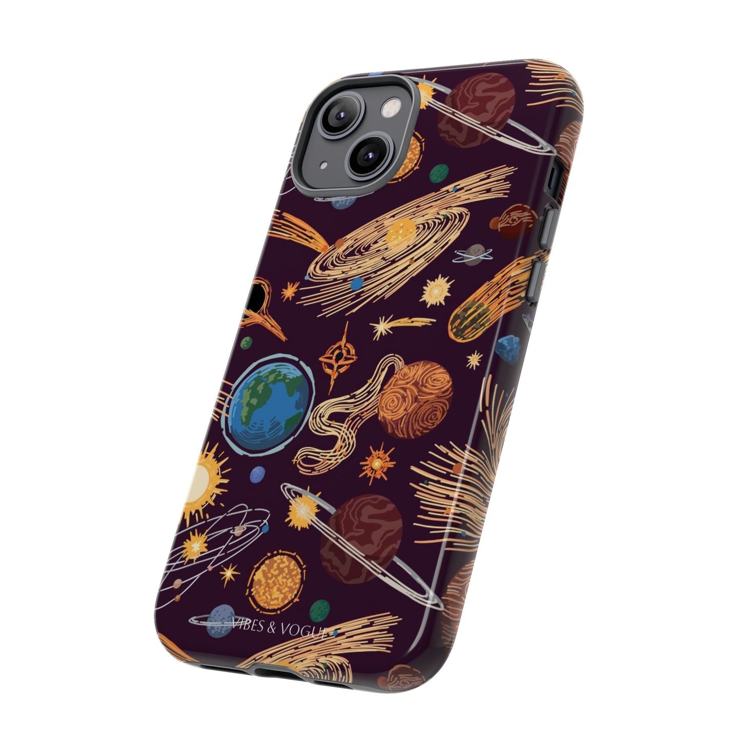 Space-Themed Phone Case - Cosmic Galaxy Design, Durable Protective Cover, Unique Gift, Celestial Lover's Accessory