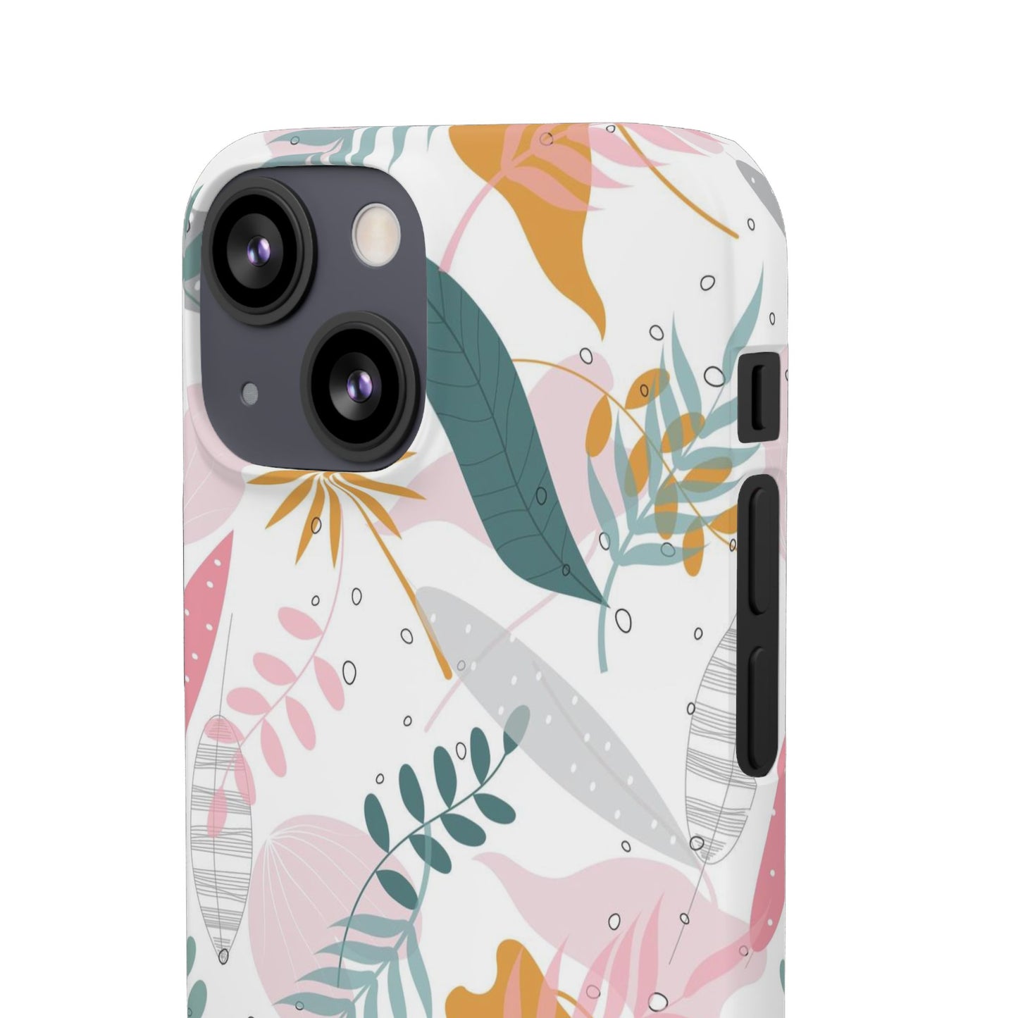 Floral Snap Case - Stylish Phone Protector with Botanical Design