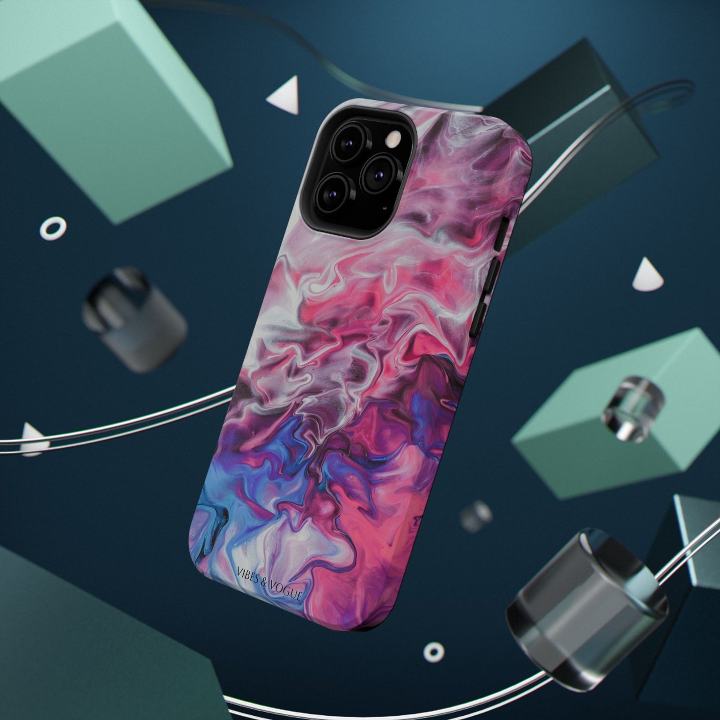 Vibrant Phone Case for Trendsetters | Abstract Marble Design, Impact-Resistant, Stylish Tech Accessory, Perfect Gift