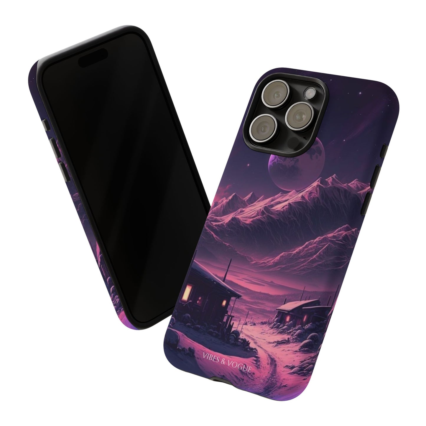 Futuristic Phone Case, Galaxy Aesthetic, Cosmic Art, Stylish Protection, Gifts for Tech Lovers