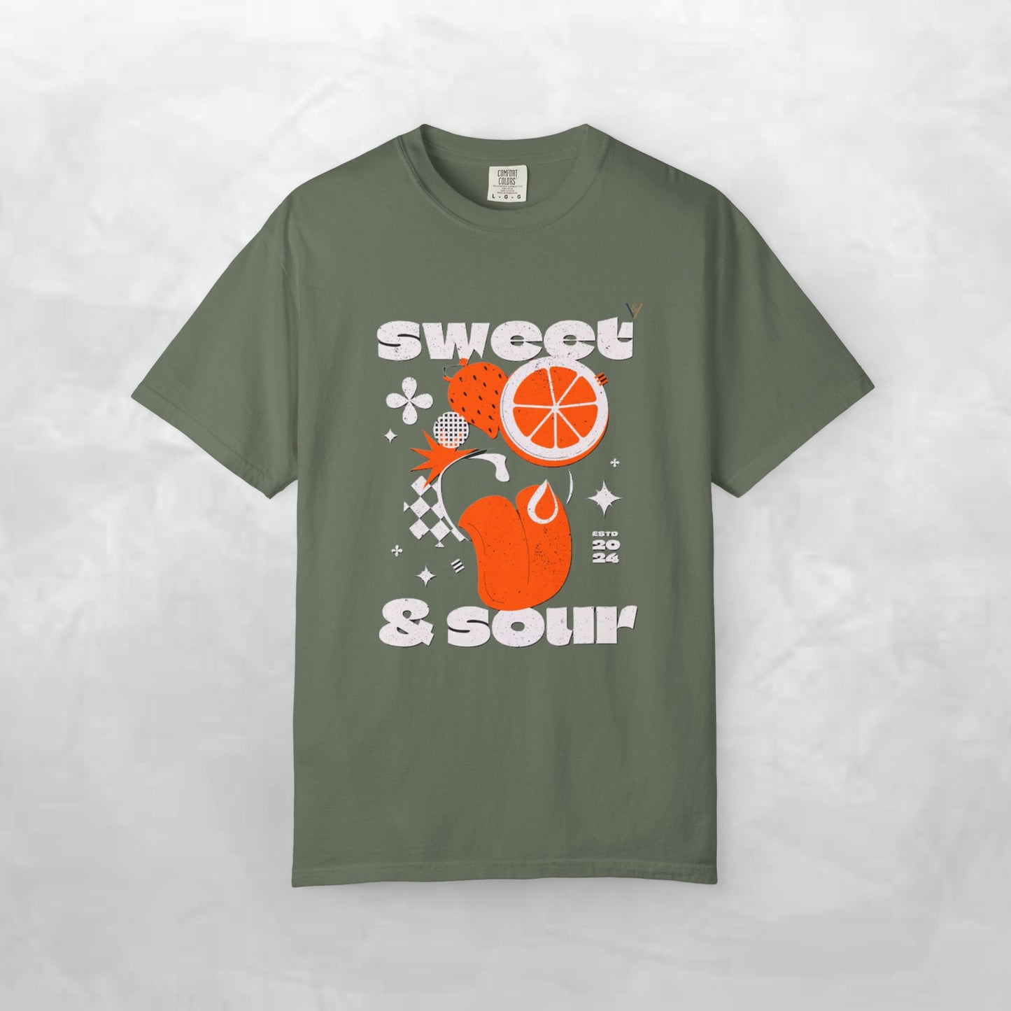 Sweet & Sour Unisex T-shirt | Vintage Style Tees, Casual Wear, Unique Gift, Fruit Graphic Tee, Summer Fashion