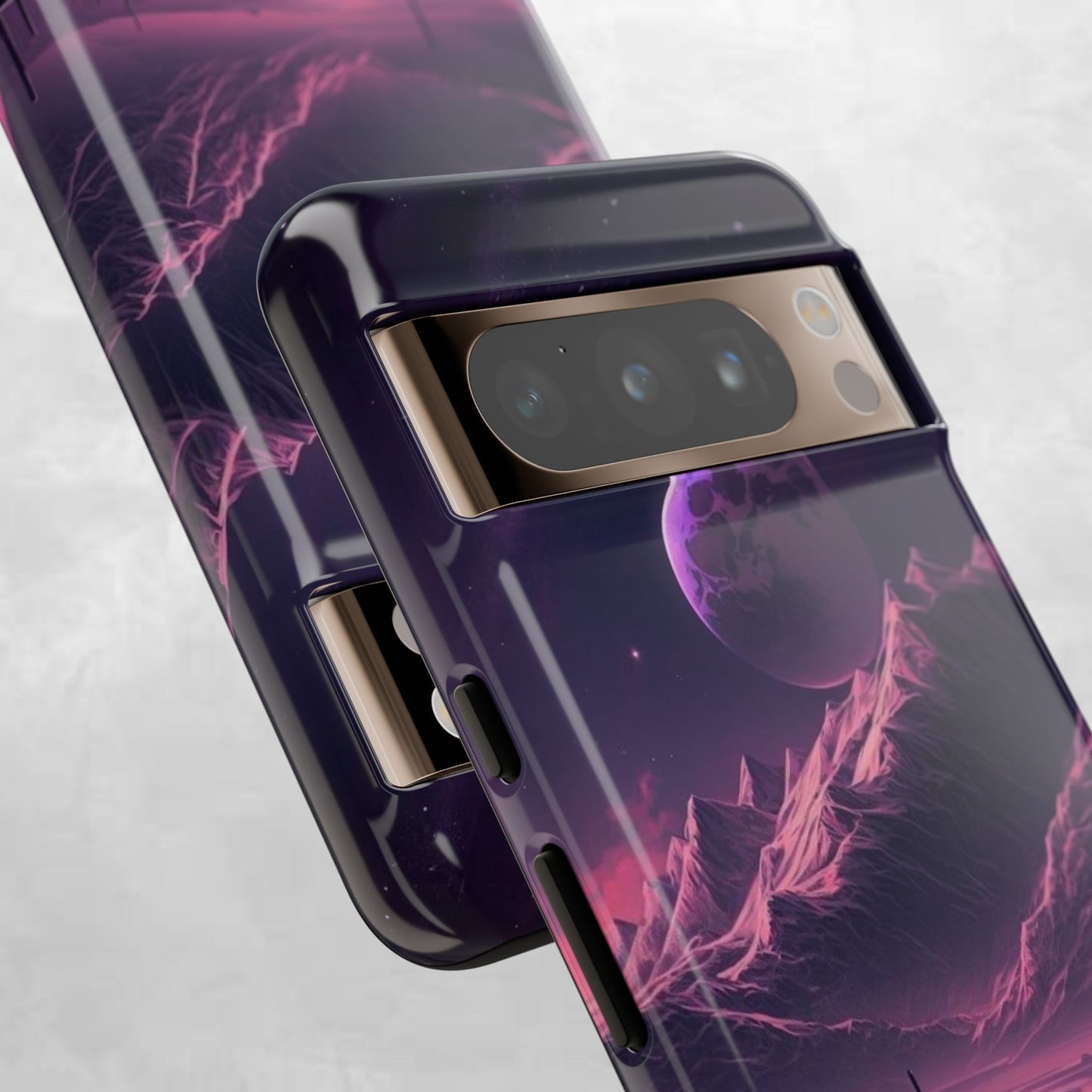 Futuristic Phone Case, Galaxy Aesthetic, Cosmic Art, Stylish Protection, Gifts for Tech Lovers