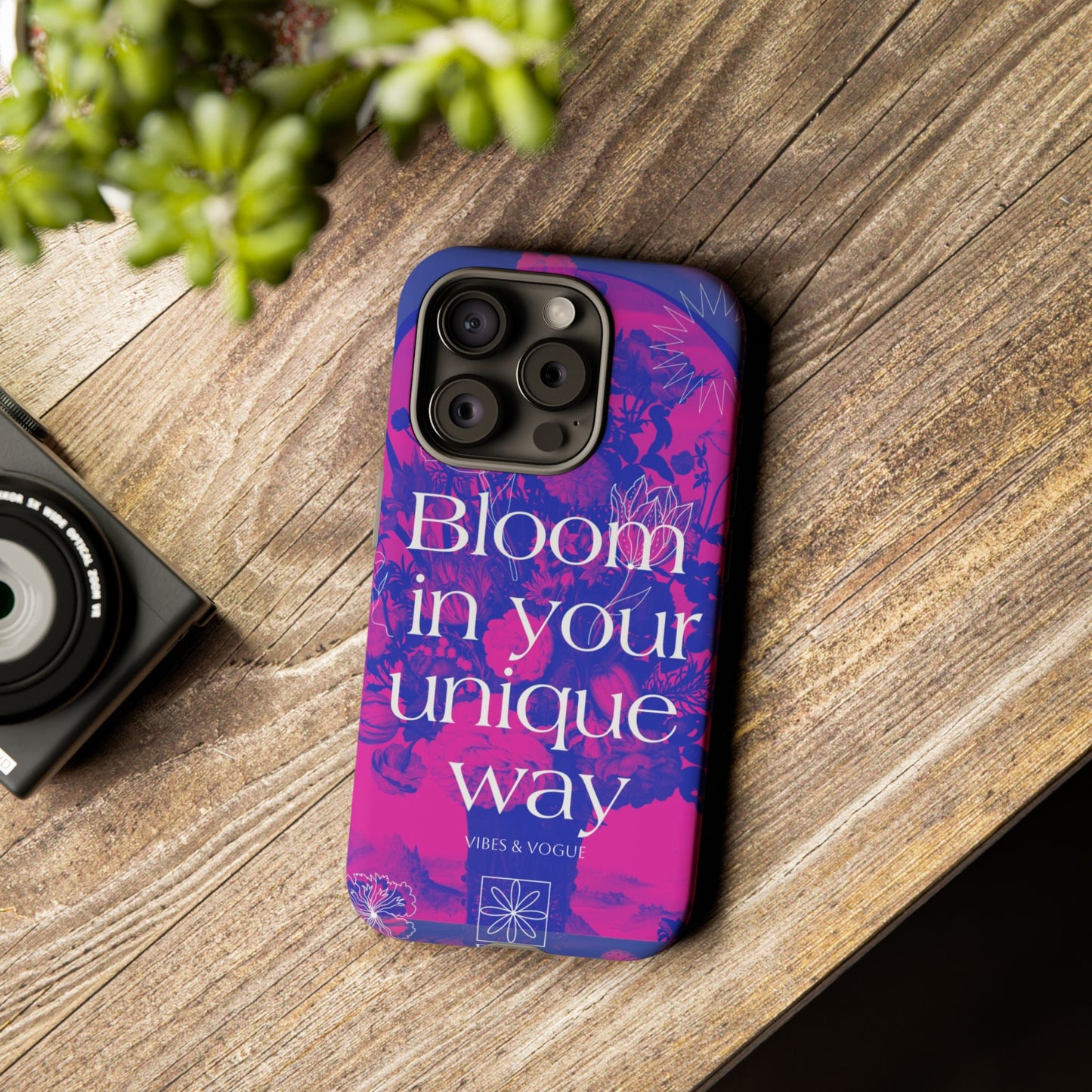 Bloom in Your Unique Way Phone Case - Tough and Stylish Design