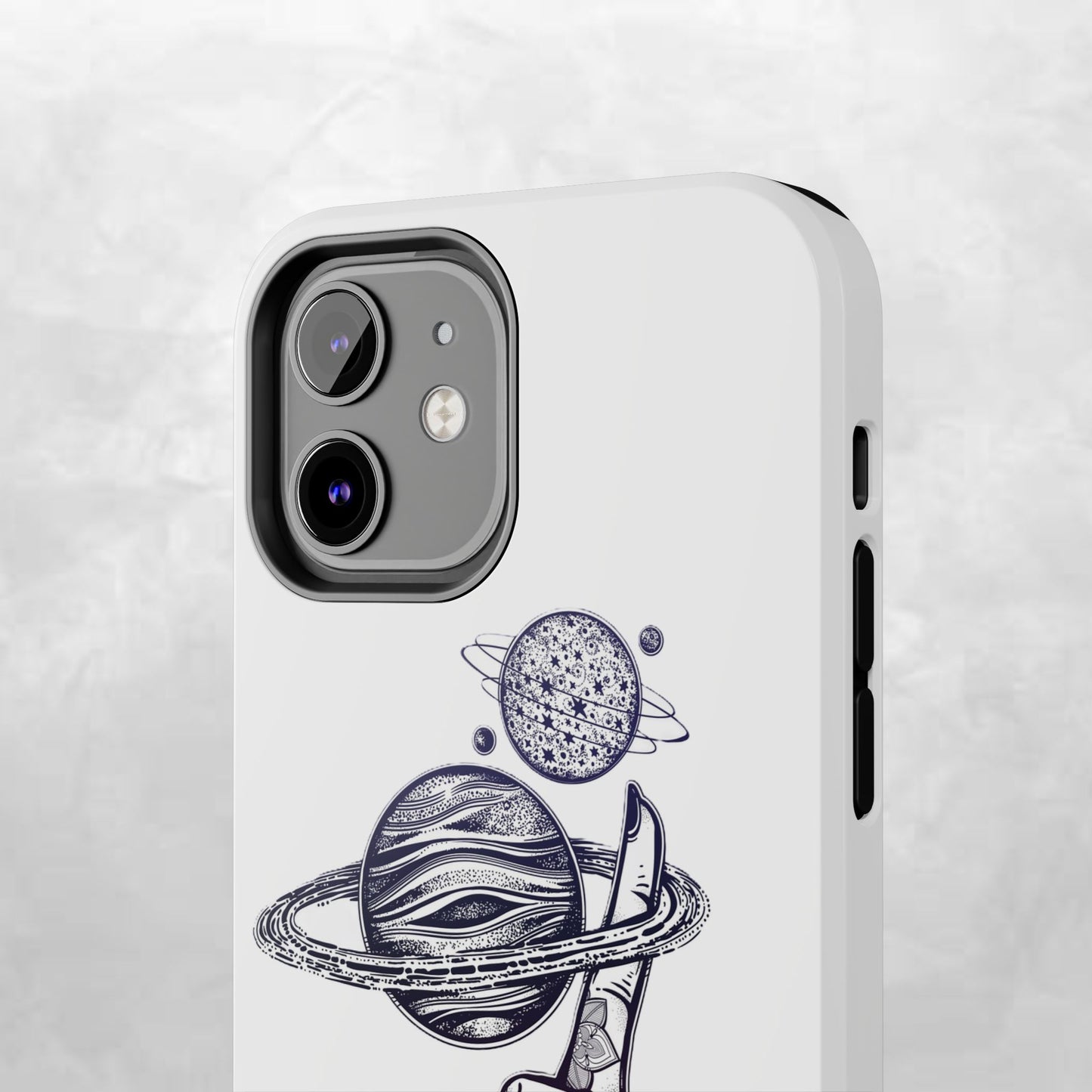 Cosmic Tattoo Phone Case, Unique Galaxy Cell Phone Cover, Gift for Astronomers, Trendy Space Phone Protector, Birthday and Holiday Gift