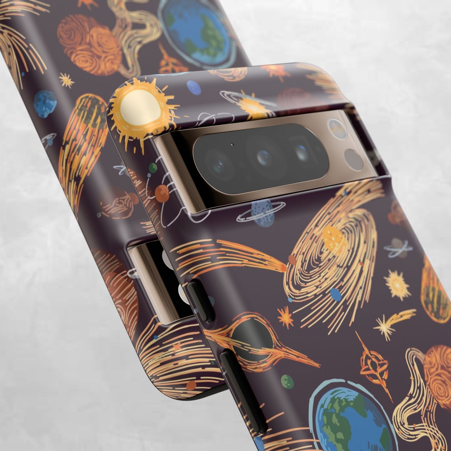 Space-Themed Phone Case - Cosmic Galaxy Design, Durable Protective Cover, Unique Gift, Celestial Lover's Accessory