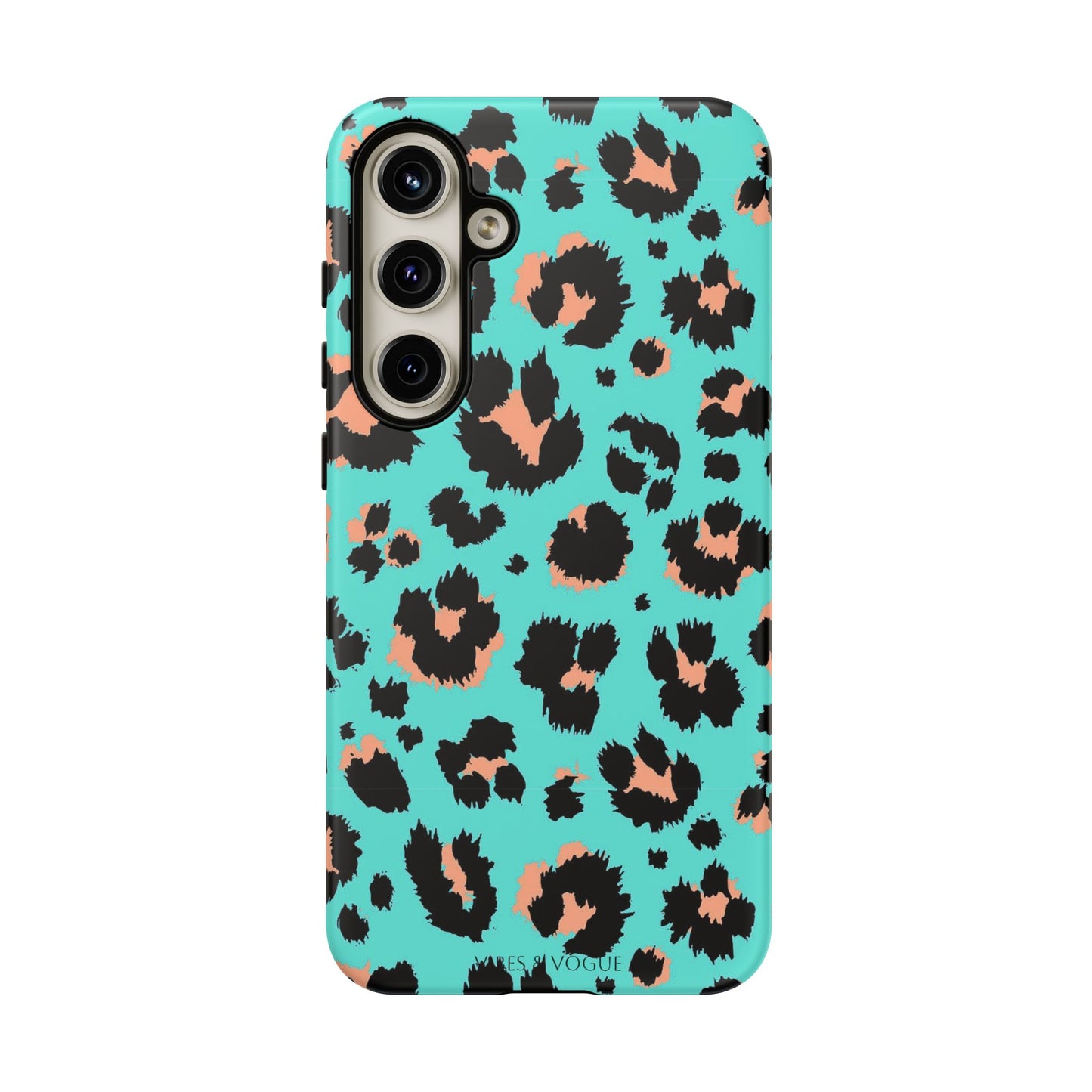 Leopard Print Phone Case, Tough Phone Case, Wild Style Accessory, Animal Print Cover, Stylish Phone Protection