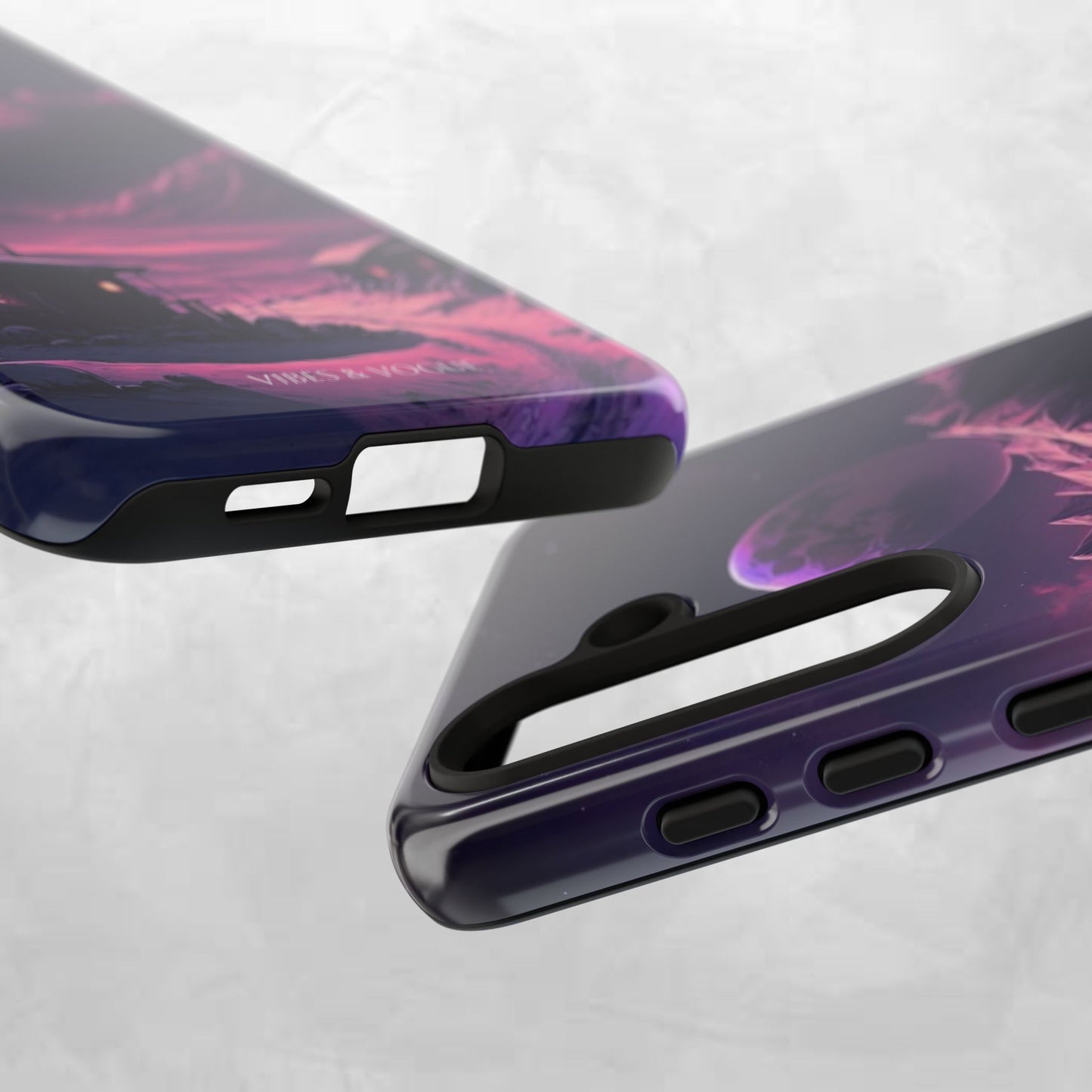 Futuristic Phone Case, Galaxy Aesthetic, Cosmic Art, Stylish Protection, Gifts for Tech Lovers