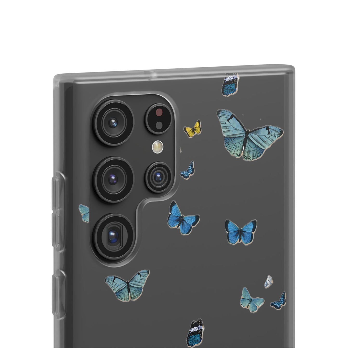 Butterfly Vibes Phone Case, Flexible Phone Cover, Elegant Phone Accessory, Gift for Nature Lovers, Spring Decor, Eco-Friendly Case