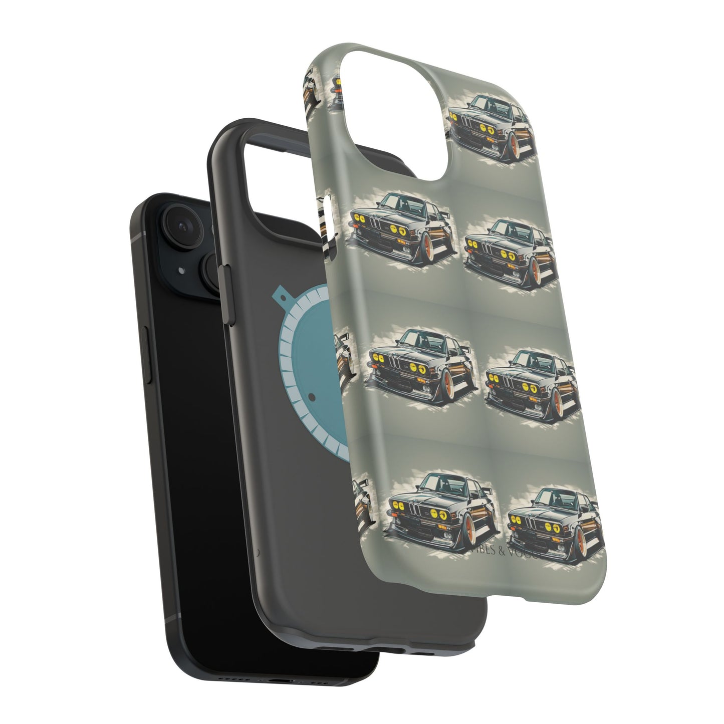 Stylish Car-Themed Magnetic Tough Cases - Perfect for Auto Enthusiasts