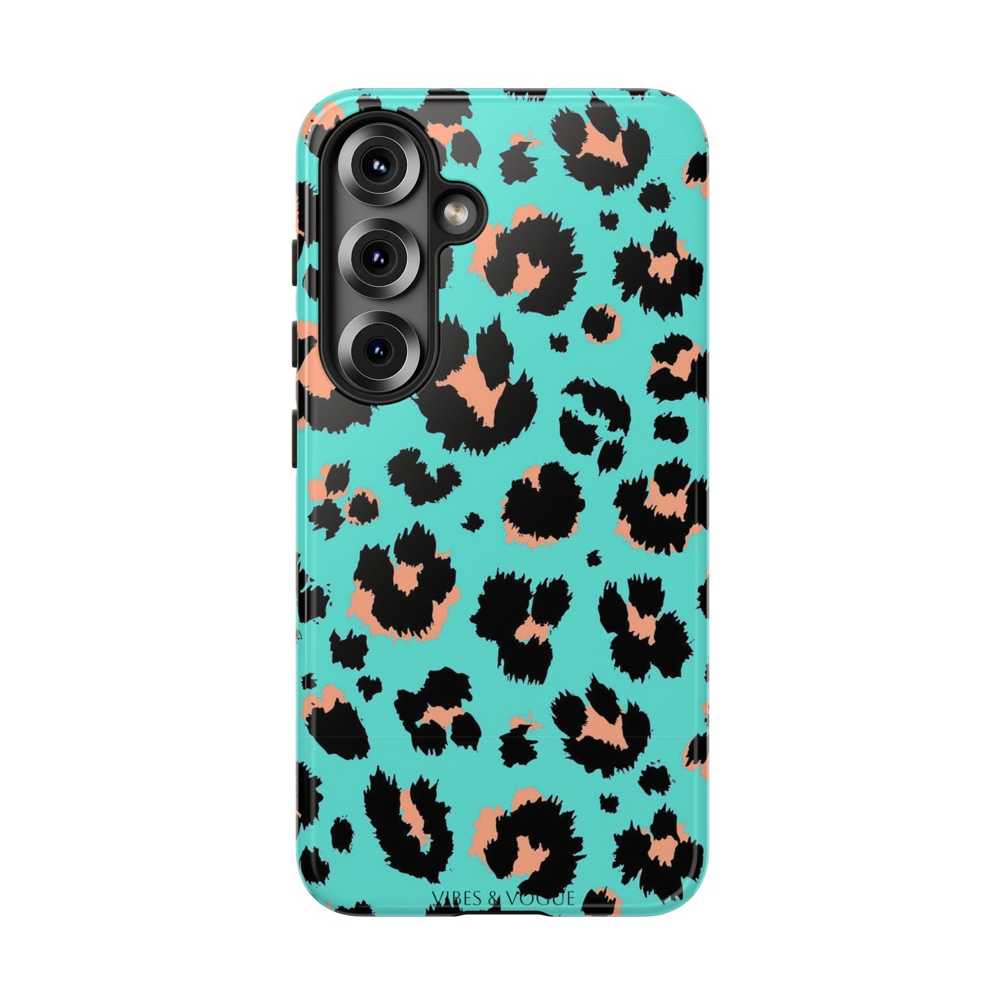 Leopard Print Phone Case, Tough Phone Case, Wild Style Accessory, Animal Print Cover, Stylish Phone Protection